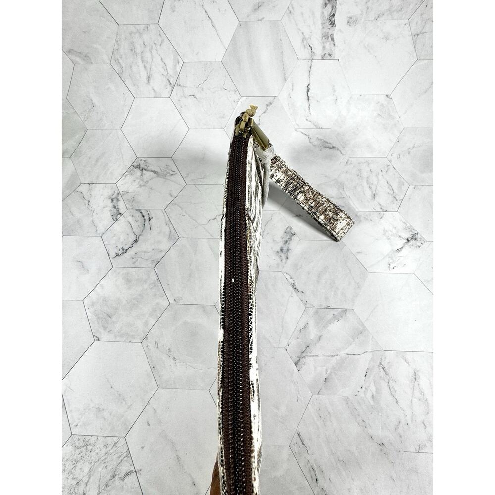 Hobo Vida leather Snakeskin Print Clutch Wristlet New With Tags - Picture 2 of 8